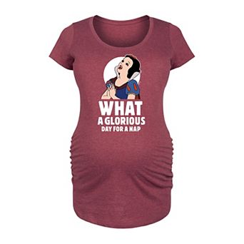 Disney Princess Snow White Maternity Nap Graphic Tee