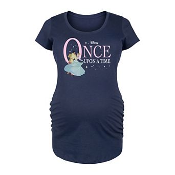 Disney's Cinderella Maternity Once Upon A Time Graphic Tee
