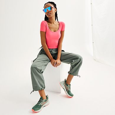 Juniors' SO® Seamless Scoop Tee