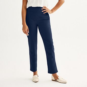 Petite Nine West Pull-On Ankle Pants