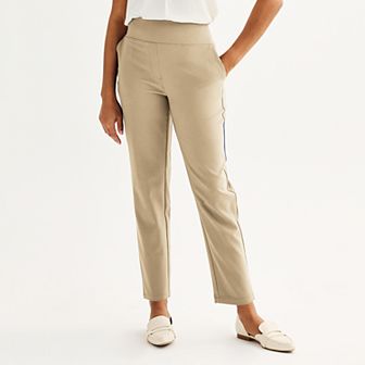 Petite Nine West Pull-On Ankle Pants