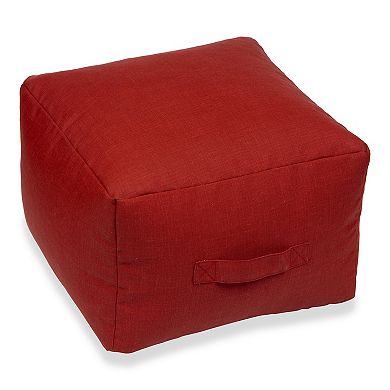 Sonoma Goods For Life® Solid Red Indoor / Outdoor Pouf