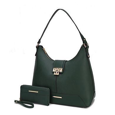 MKF Collection Graciela Women's Hobo Shoulder Bag by Mia k- 2 PCS