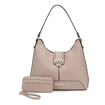 MKF Collection Graciela Women's Hobo Shoulder Bag by Mia k- 2 pc