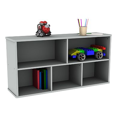 Serene Series Five-Shelf Storage Cabinet