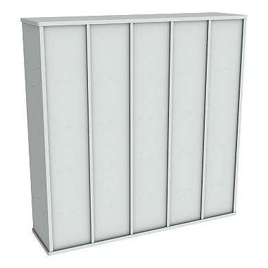 Serene Series Five-Section Coat Locker and Cubby Storage