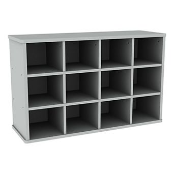 Serene Series 12-Tray Cubby Storage Unit