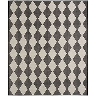 Nourison Positano Modern Diamond Outdoor Rug