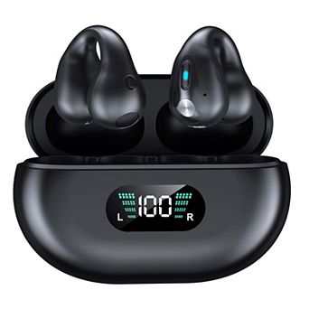 Clip-On/Open Ear-Buds-Comfortable, Bluetooth 5.3, 350mAh/18Hr Playtime