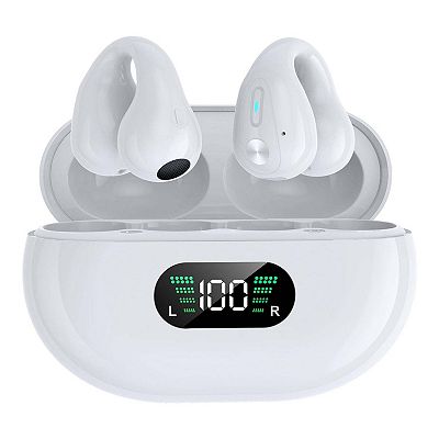 Clip-On/Open Ear-Buds-Comfortable, Bluetooth 350mAh/18Hr