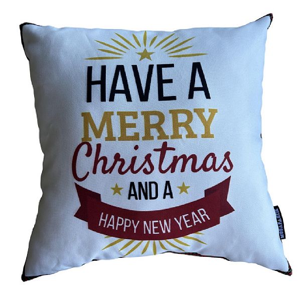 Christmas Pillow Cover, New Year Pillow Cover, Holiday Greetings