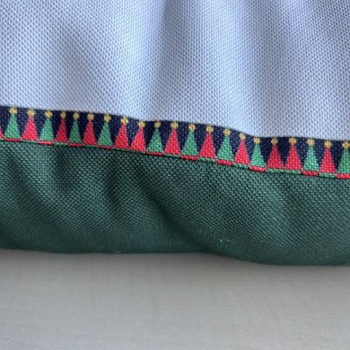 Christmas Pillow Cover, New Year Pillow Cover, Holiday Greetings Pattern Pillow Cover, Square