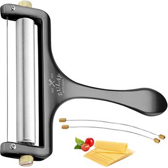 Zulay Kitchen Adjustable Hand Held Cheese Cutter with 2 Extra Wires