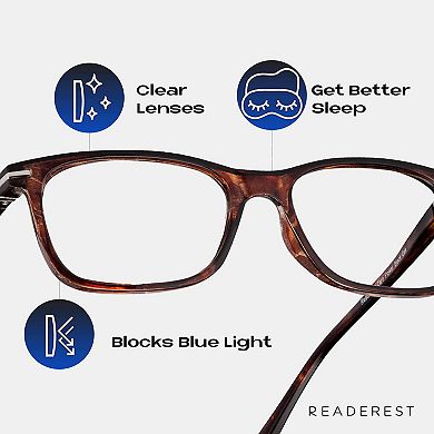 Blue Light Blocking Reading Glasses For Men And Women, Anti Glare, Anti Eyestrain, Uv Blocking