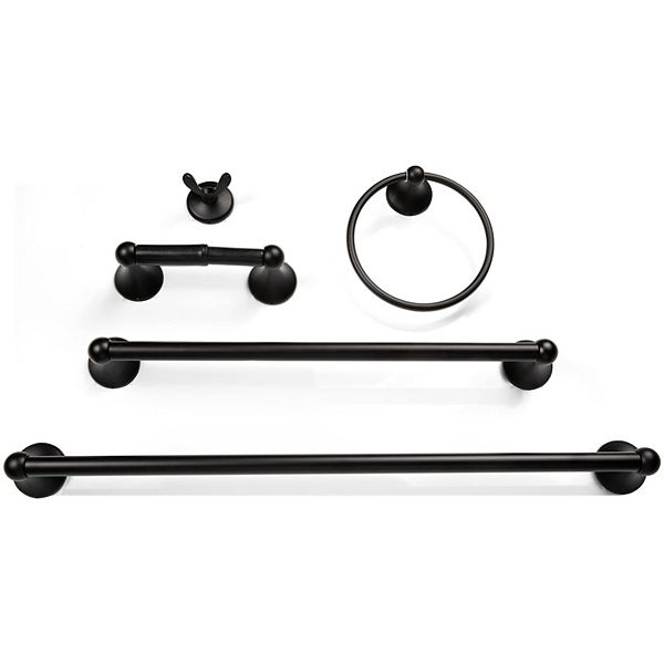 Bathroom Accessory Set Includes Towel Bar, Toilet Paper Holder, Hand