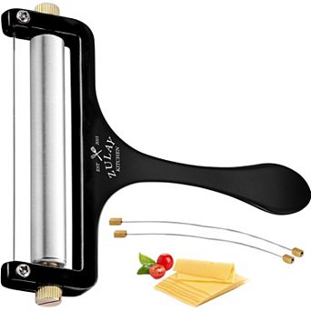 Zulay Kitchen Adjustable Hand Held Cheese Cutter with 2 Extra Wires