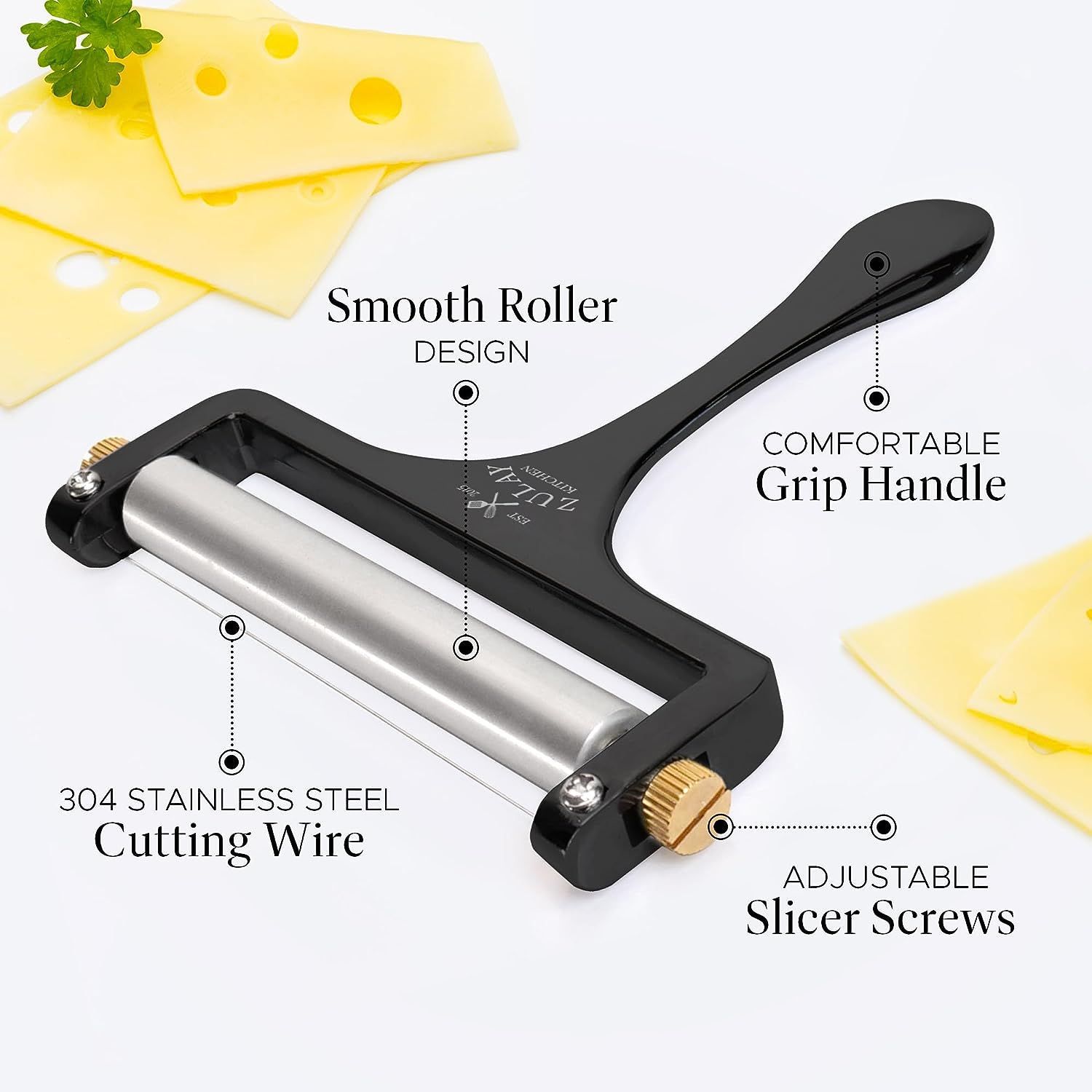 Zulay Kitchen Cheese Cutter - Thumbnail 3