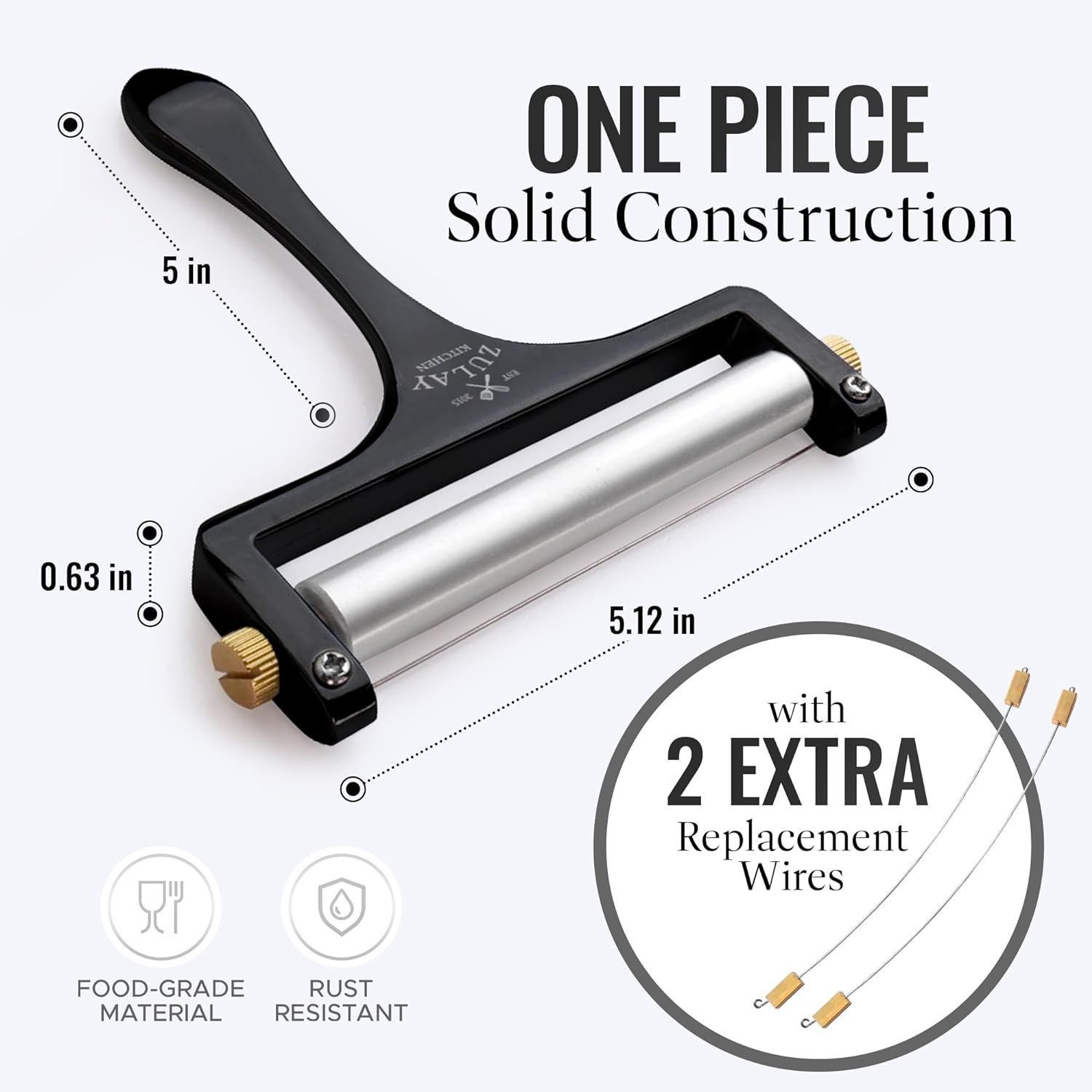 Zulay Kitchen Cheese Cutter