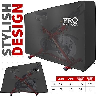 Exercise Bike Cover for Indoor Cycling Protection for Rain, UV, Dust, Wind, and Snow