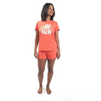 Women's Peace, Love & Dreams Pajama Tee & Pajama Boxer Shorts Set