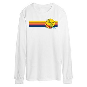 Men's Dr. Seuss The Grinch Surf Retro Long Sleeve Graphic Tee