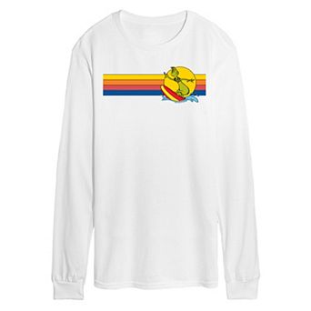 Men's Dr. Seuss The Grinch Surf Retro Long Sleeve Graphic Tee