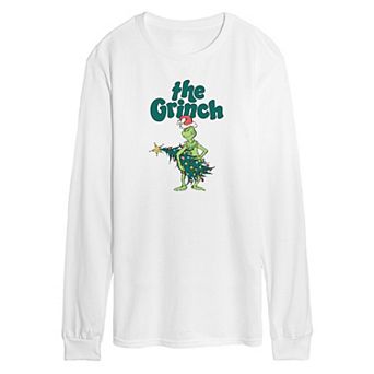 Men's Dr. Seuss The Grinch Tree Long Sleeve Graphic Tee