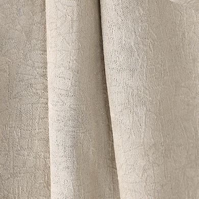 SUPERIOR Senna Textured Blackout Curtain Set of 2 Window Curtain Panels