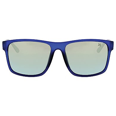 Men's Hurley 57mm Modern Polarized Square Sunglasses