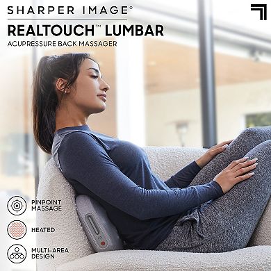 Sharper Image Realtouch Lumbar Acupressure Back Massager