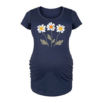 Maternity Retro Daisies Graphic Tee