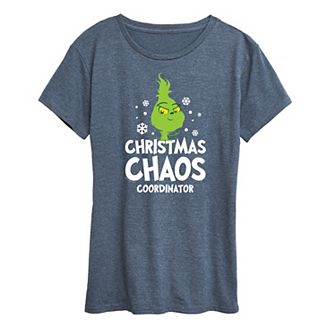Women's Dr. Seuss Little Grinch Chaos Coordinator Graphic Tee
