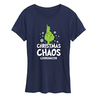 Women's Dr. Seuss Little Grinch Chaos Coordinator Graphic Tee