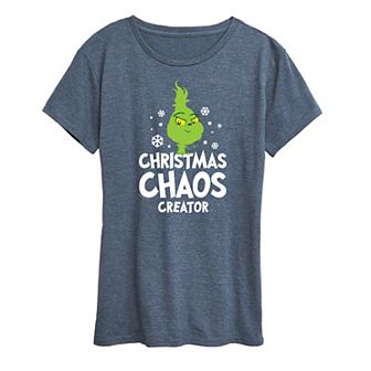 Women's Dr. Seuss Little Grinch Chaos Creator Graphic Tee