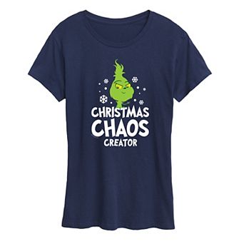 Women's Dr. Seuss Little Grinch Chaos Creator Graphic Tee