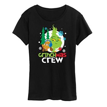 Women's Dr. Seuss Little Grinch Grinchmas Crew Graphic Tee