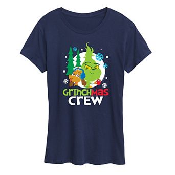 Women's Dr. Seuss Little Grinch Grinchmas Crew Graphic Tee