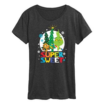 Women's Dr. Seuss Little Grinch Super Sweet Graphic Tee