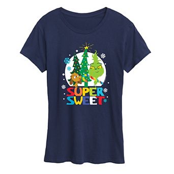 Women's Dr. Seuss Little Grinch Super Sweet Graphic Tee