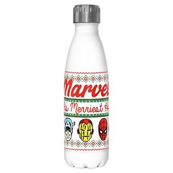 Marvel Avengers Earth's Merriest Heroes 17-oz. Stainless Steel Bottle