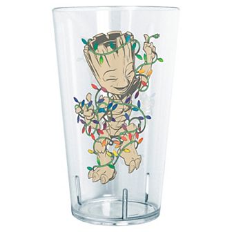 Marvel Guardians of the Galaxy Groot Wrapped In Christmas Lights 24-oz. Tritan Tumbler
