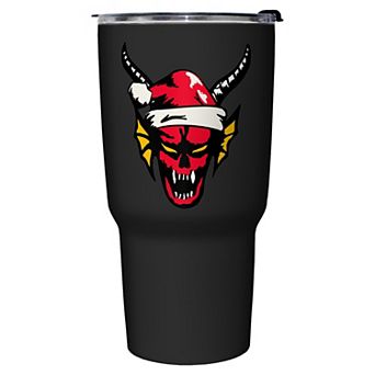 Stranger Things Hellfire Christmas Club Logo 27-oz. Stainless Steel Travel Mug
