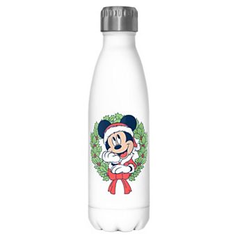 Disney's Mickey Mouse Christmas Wreath 17-oz. Stainless Steel Bottle