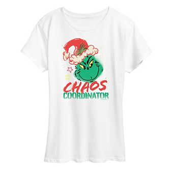 Women's Dr. Seuss The Grinch Chaos Coordinator Graphic Tee