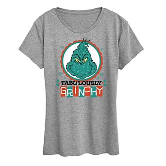 Women's Dr. Seuss The Grinch Fabulously Grinchy Graphic Tee