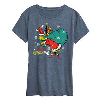 Women's Dr. Seuss The Grinch Grinchmas Toy Bag Graphic Tee