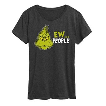 Women's Dr. Seuss The Grinch Ew People Graphic Tee