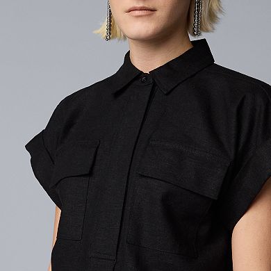 Women's Simply Vera Vera Wang Short Sleeve Shirt