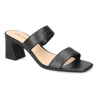 Easy Street Clovelle Women's Square Toe Block Heel Sandals