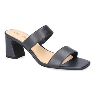 Easy Street Clovelle Women's Square Toe Block Heel Sandals